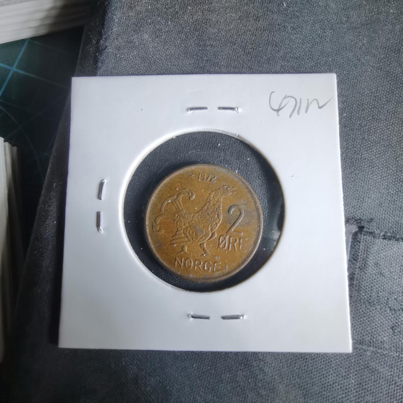 沼泽如烟--第1047场 挪威1972年2欧尔