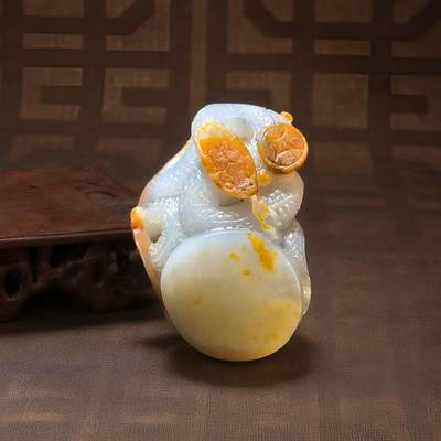 碧月说宝 君子怀瑾·当代和田玉清风专场(八) - 腰缠万贯