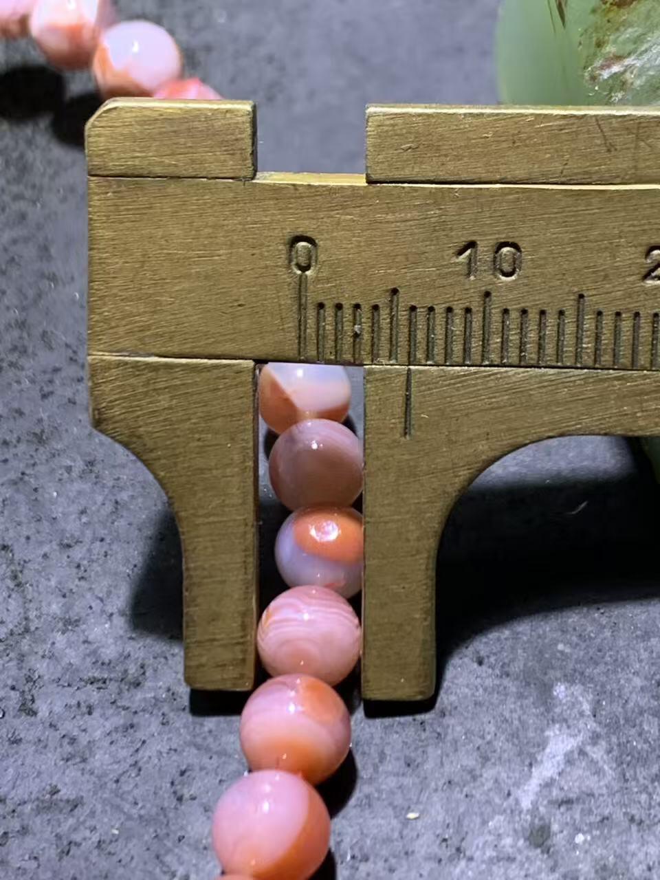 精美红白川料南红玛瑙多圈手串一条