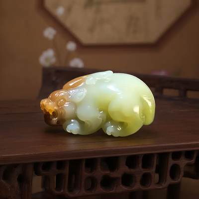 碧月说宝 君子怀瑾·当代和田玉清风专场(八) - 和田玉糖料貔貅