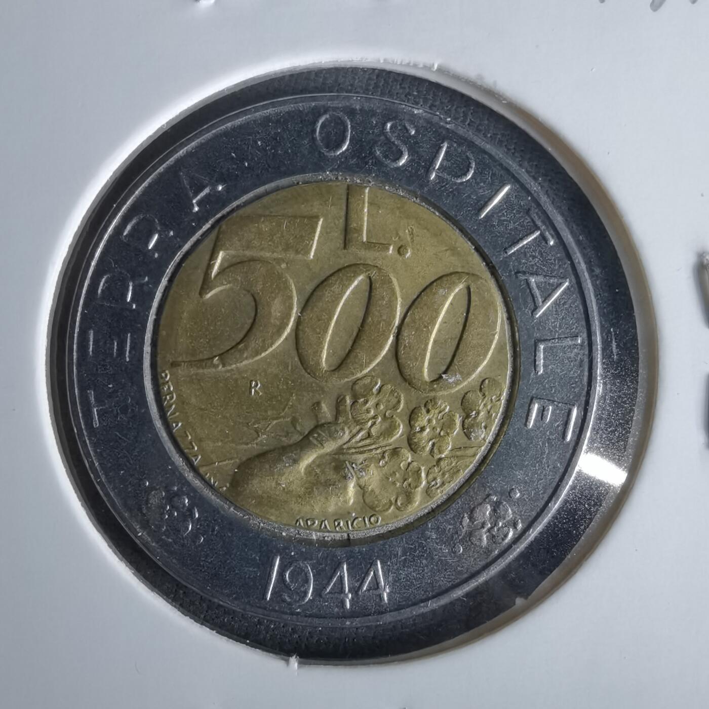 沼泽如烟--第1047场 圣马力诺1991年500里拉