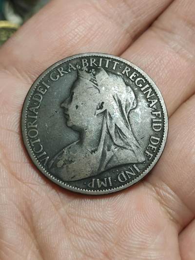 2026年第四十三场(总第二百一十二场）外国好品散币场(免佣金) - 英国🇬🇧1899年1便士(维多利亚女王老年披纱)