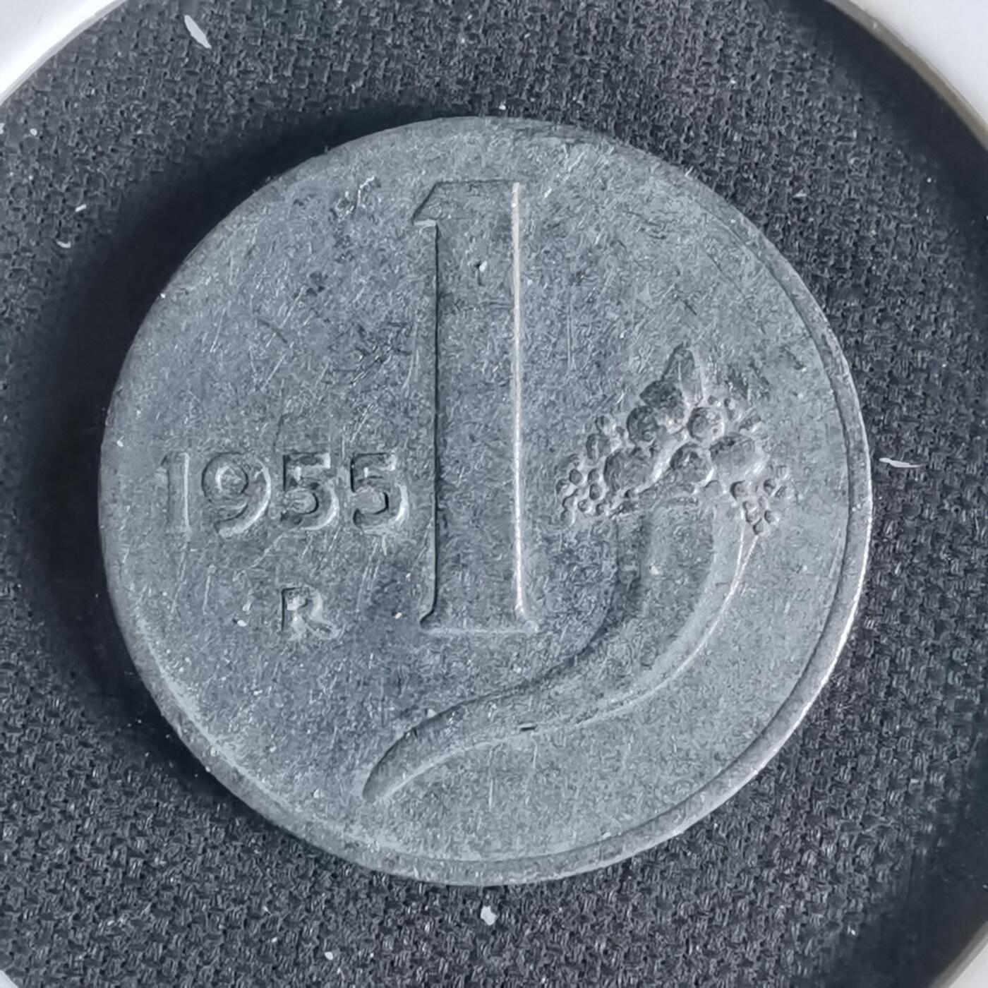 沼泽如烟--第1047场 意大利1955年1里拉