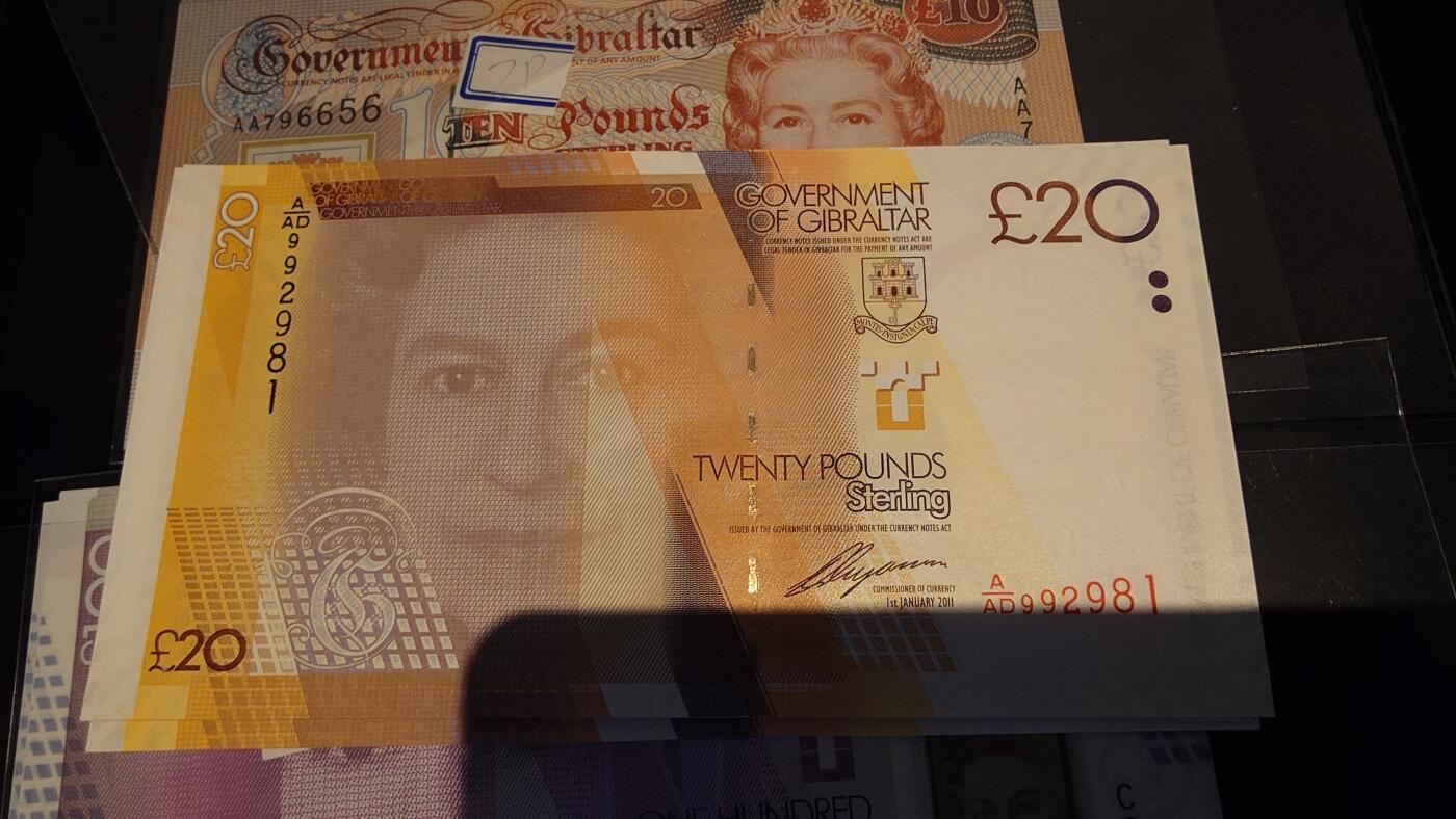 世界钱币～微拍第245期暨2026年第26期  新货卖剩品种部分上架提供选购 2011年直布罗陀20镑 全新绝品无47尾号981