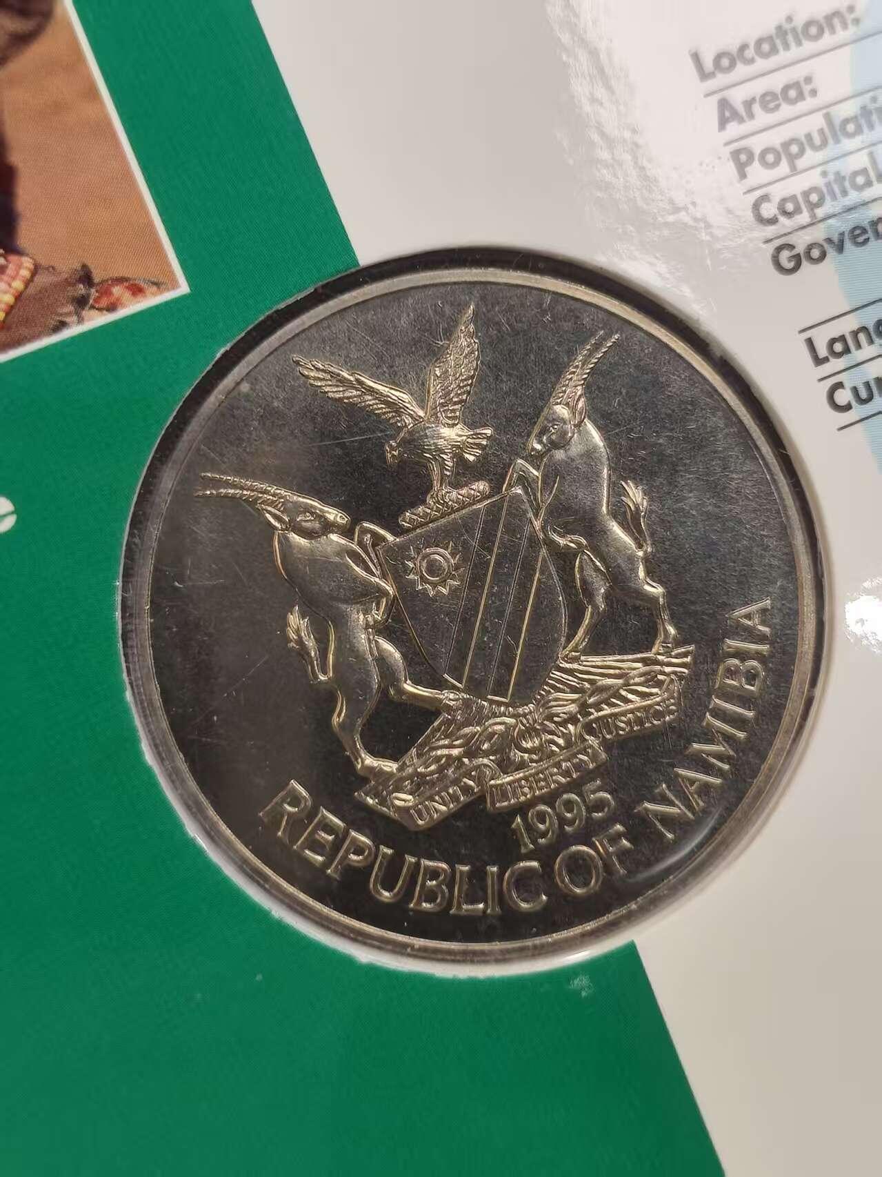 G&W世界散币，银币处理专场（第47场） 纳米比亚1995年10元  联合国成立50周年纪念  克朗型