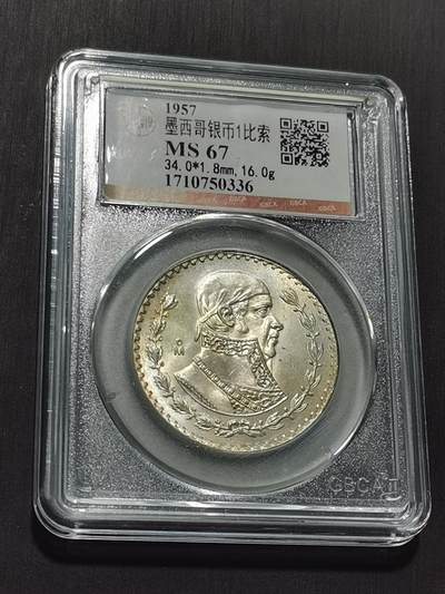 天下钱庄专场欢迎参拍 - 墨西哥一比索银币