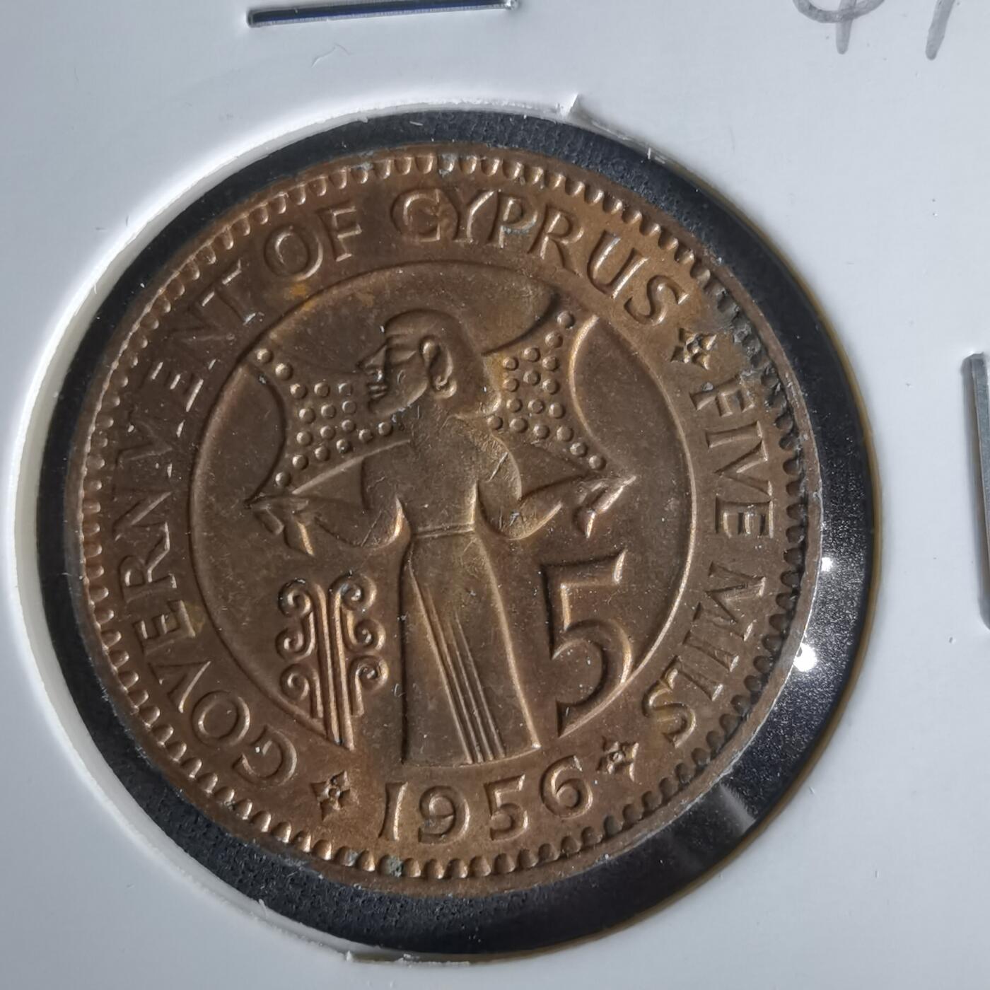 沼泽如烟--第1047场 塞浦路斯1956年5米尔