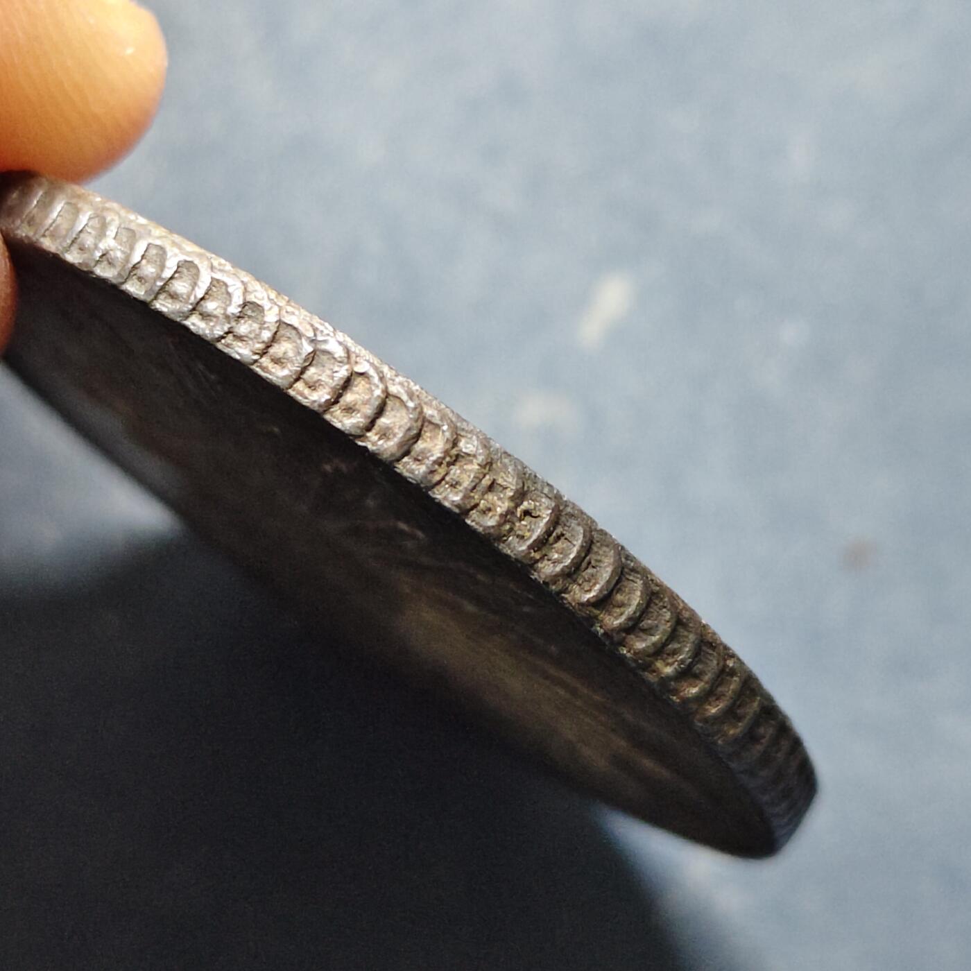 【全场包邮】纯粹捡漏拍519场 墨西哥1892年8瑞尔花边鹰洋银币-圣路易斯波托西州（PI）厂【28.9毫米27.07克90.3%】-D