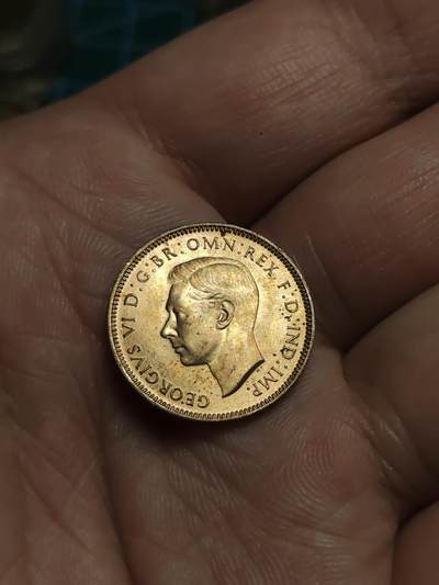 2026年第四十三场(总第二百一十二场）外国好品散币场(免佣金) - 原光好品–英国🇬🇧1943年1法新(乔治六世第一版)