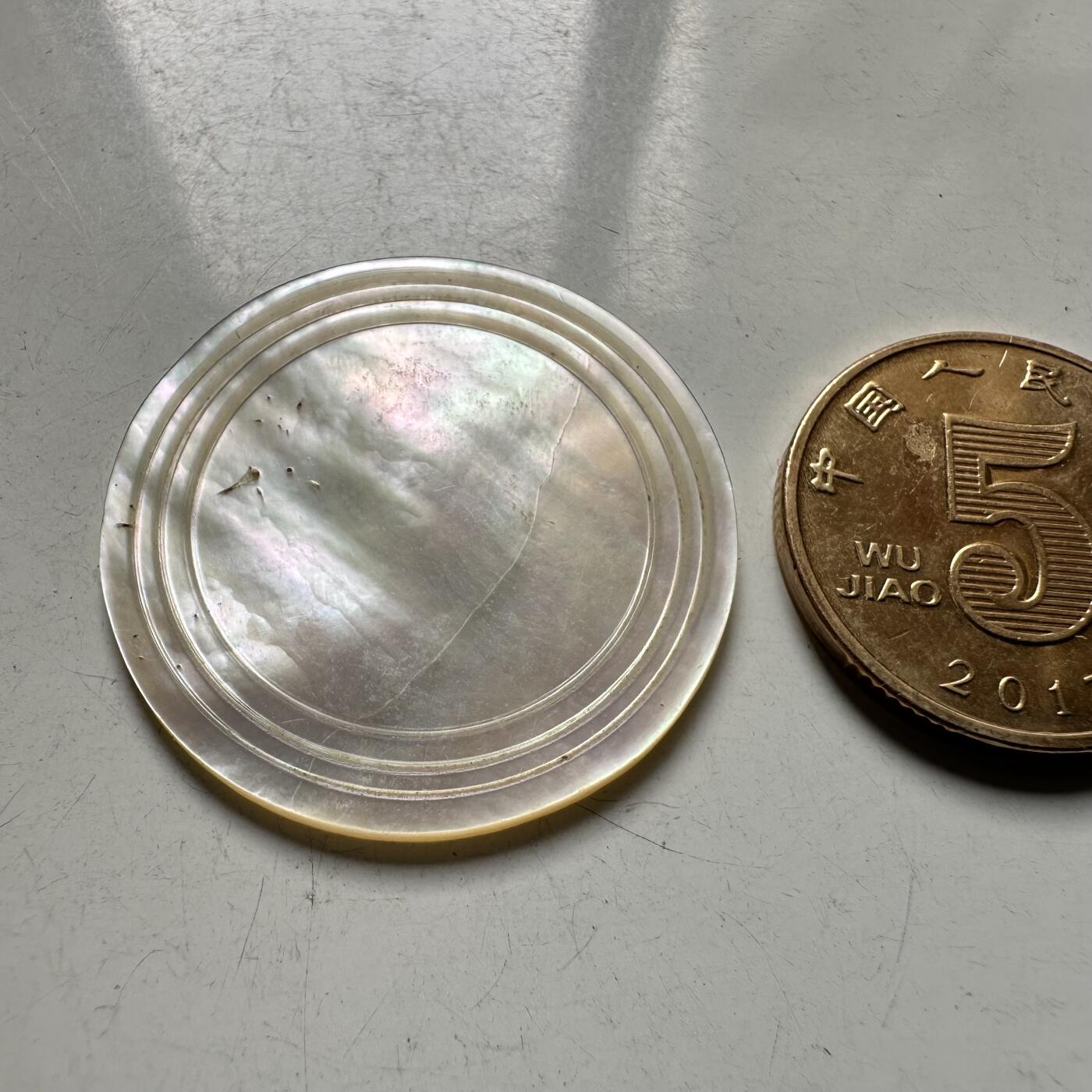 🌹外币初藏🌹🐯2026年第40场   每周二四六晚8️⃣点 世界钱币 清代十三行出口螺钿筹码（贝雕筹码）--2