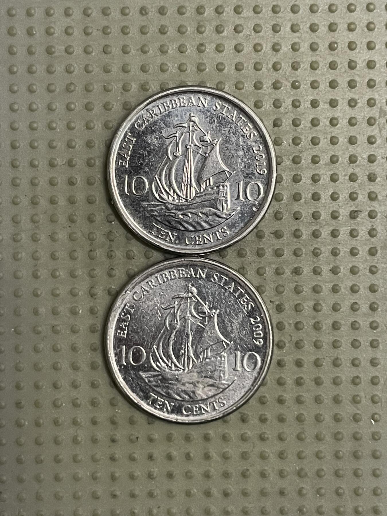 2026年第42场各国散币拍卖（总第192场） 东加勒比10分2枚