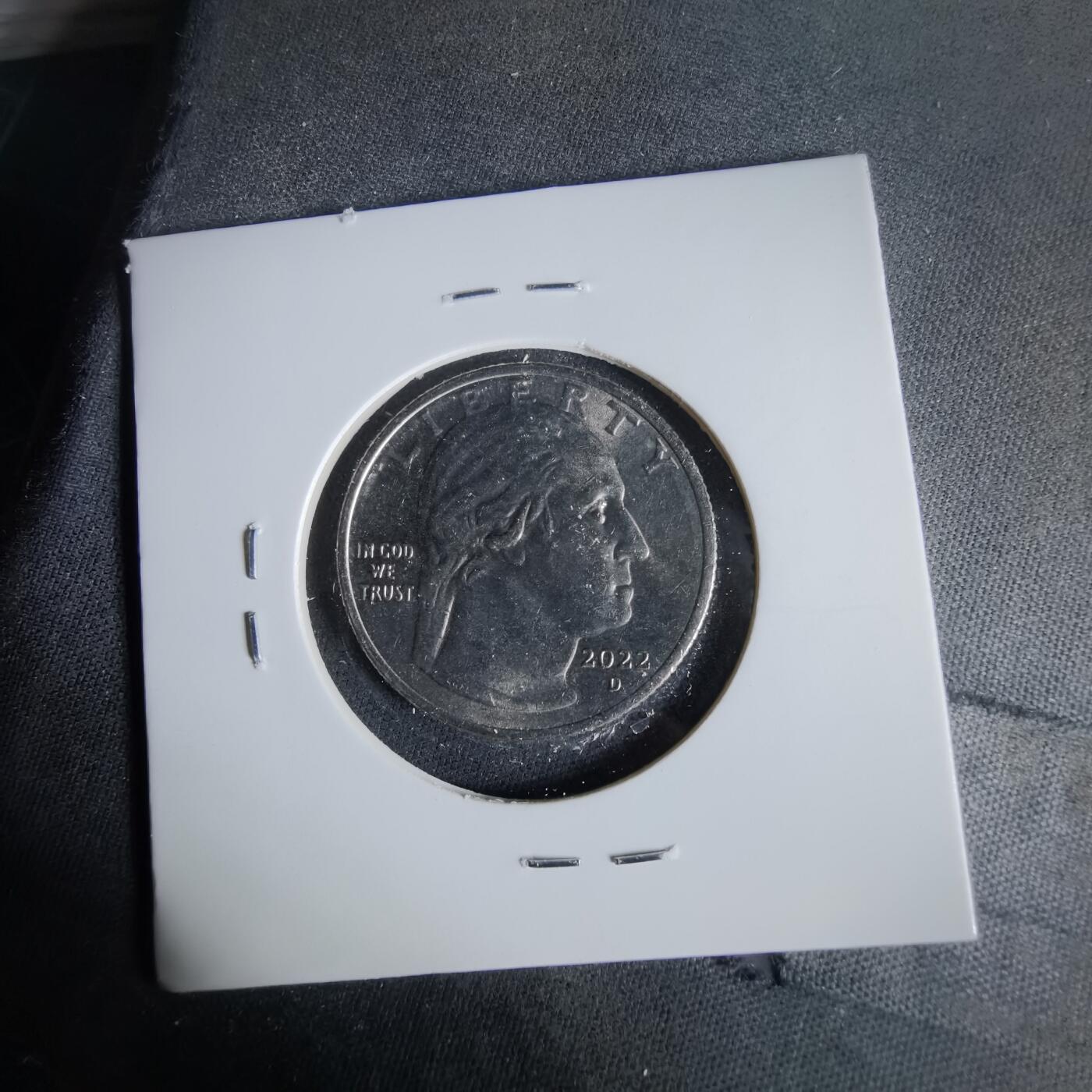 沼泽如烟--第1047场 美国2022年25分纪念币