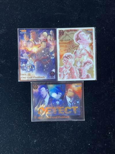 秋原瞳的小店第四十一期——盛夏的时光，即将如约而至 - 卡游 名侦探柯南 相卡PR 3张