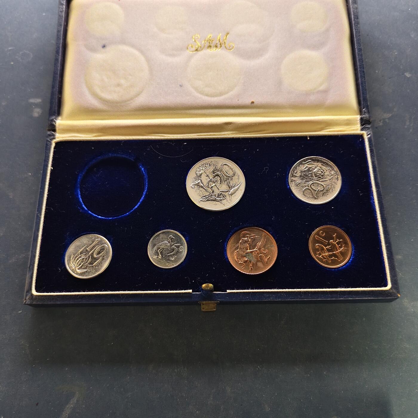 【全场包邮】纯粹捡漏拍521场 南非官方封装套币3套一组-含1990年封装+1986年封装+1965年封装