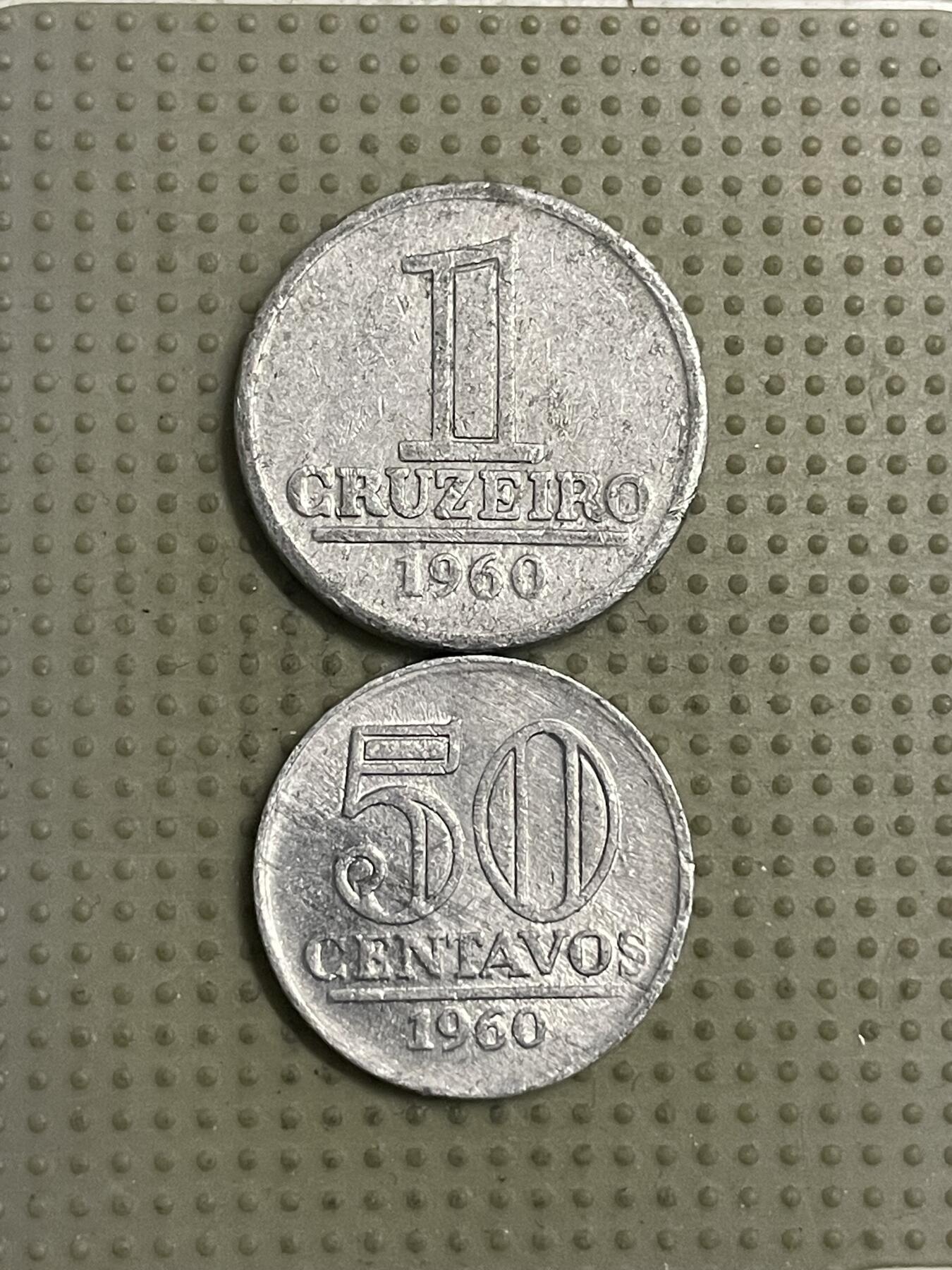 2026年第42场各国散币拍卖（总第192场） 巴西1960年2枚