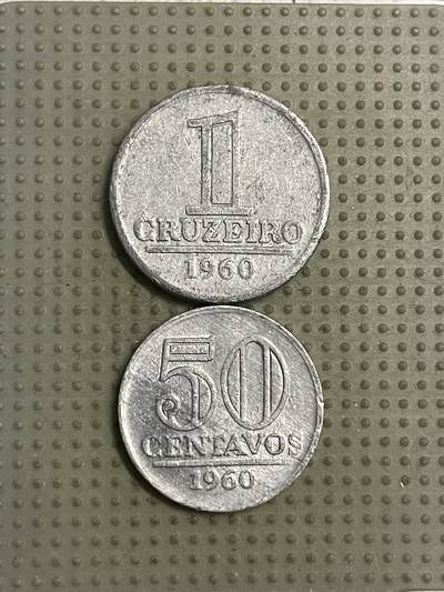 2026年第42场各国散币拍卖（总第192场） - 巴西1960年2枚