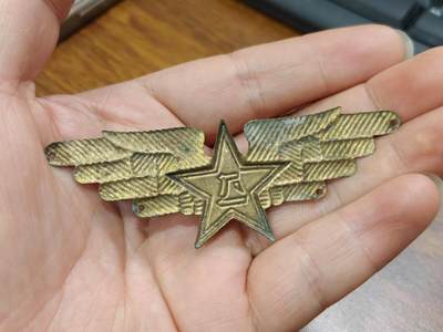 徽章钱币纪念章刺绣杂件专拍 - 五十年代大翅膀徽章