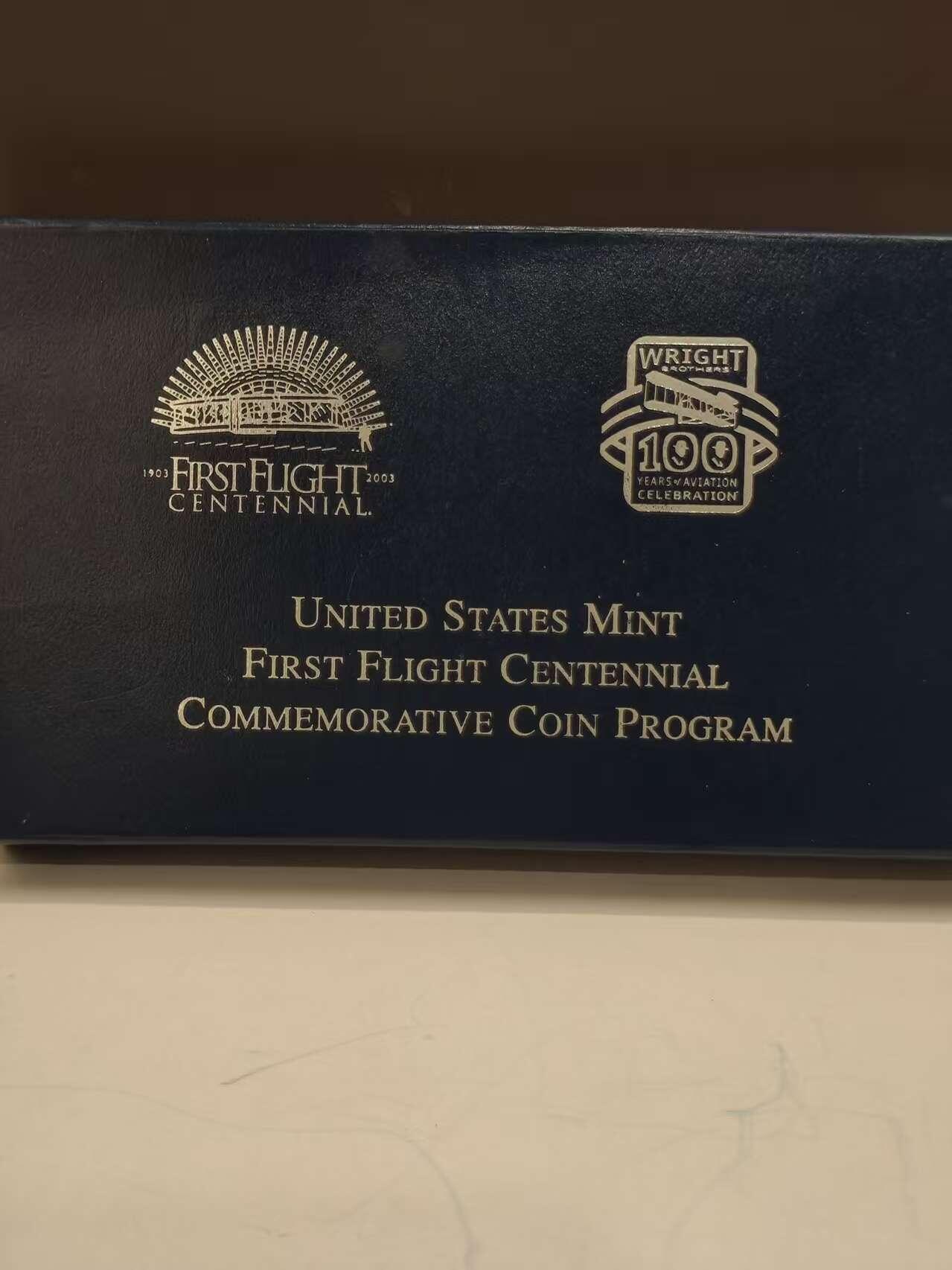 G&W世界散币，银币处理专场（第47场） 美国2003年50分  莱特兄弟百年纪念