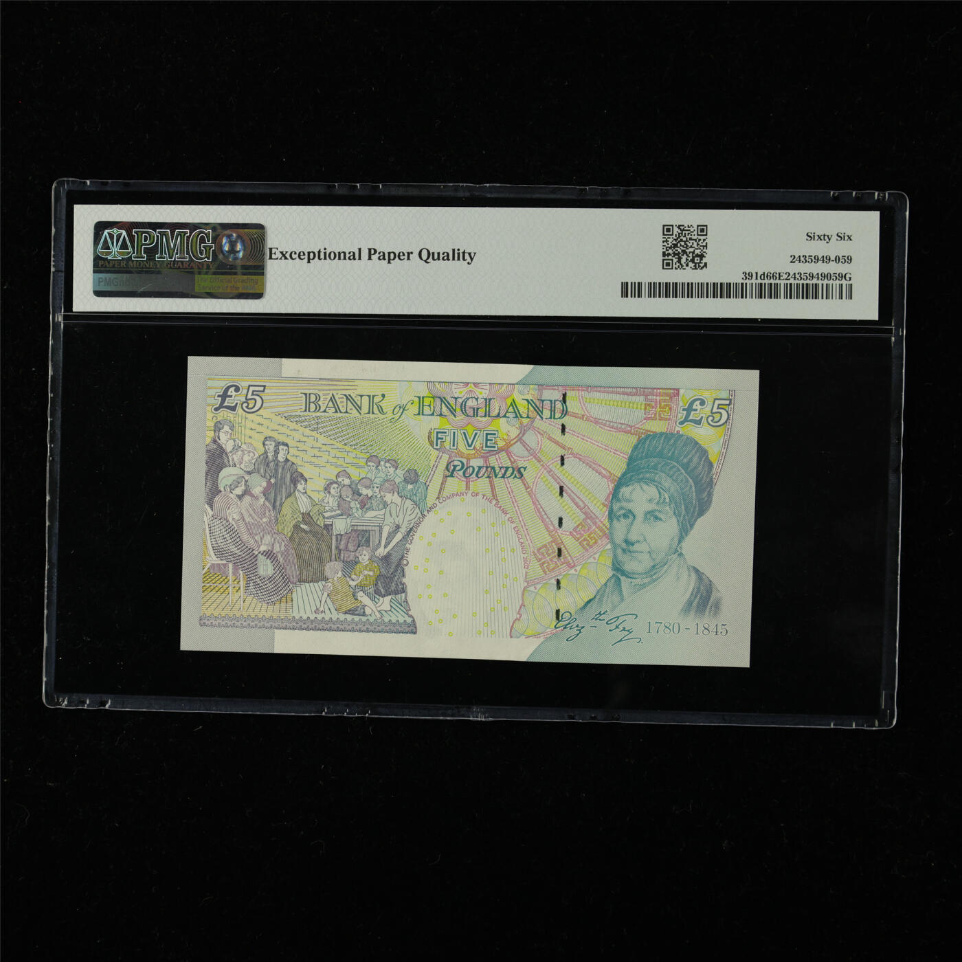 【亘邦集藏】第226期拍卖 2002年 英国5镑 PMG 66EPQ MB70 435315