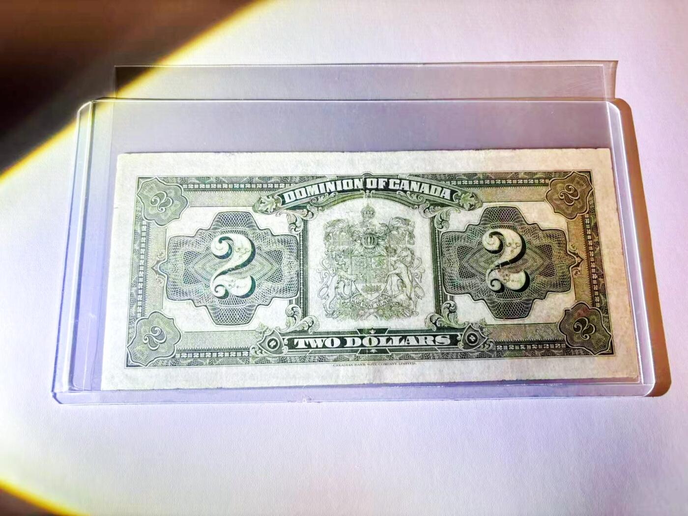 【Blue Auction】世界纸币精拍第807期——18级TOP拍卖/信誉/品质/专业/高效💫 加拿大自治领1923年2元 正面为威尔士亲王即后来的国王爱德华八世戎装像 其1936年登基 不爱江山爱美人 在位仅不到1年 品相如图