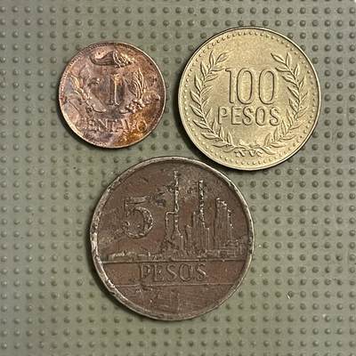 2026年第42场各国散币拍卖（总第192场） - 哥伦比亚3枚