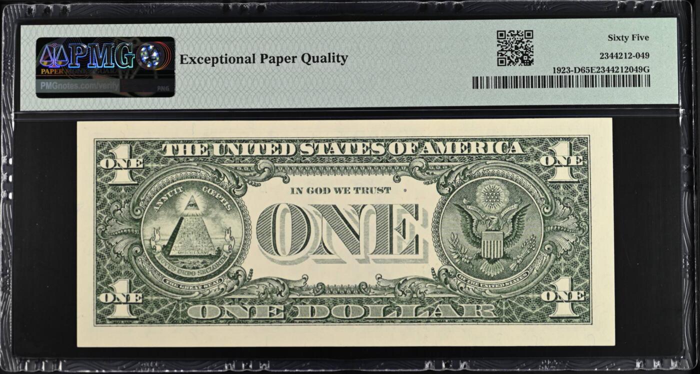 PMG65EPQ 美国1995年Web版1元纸币