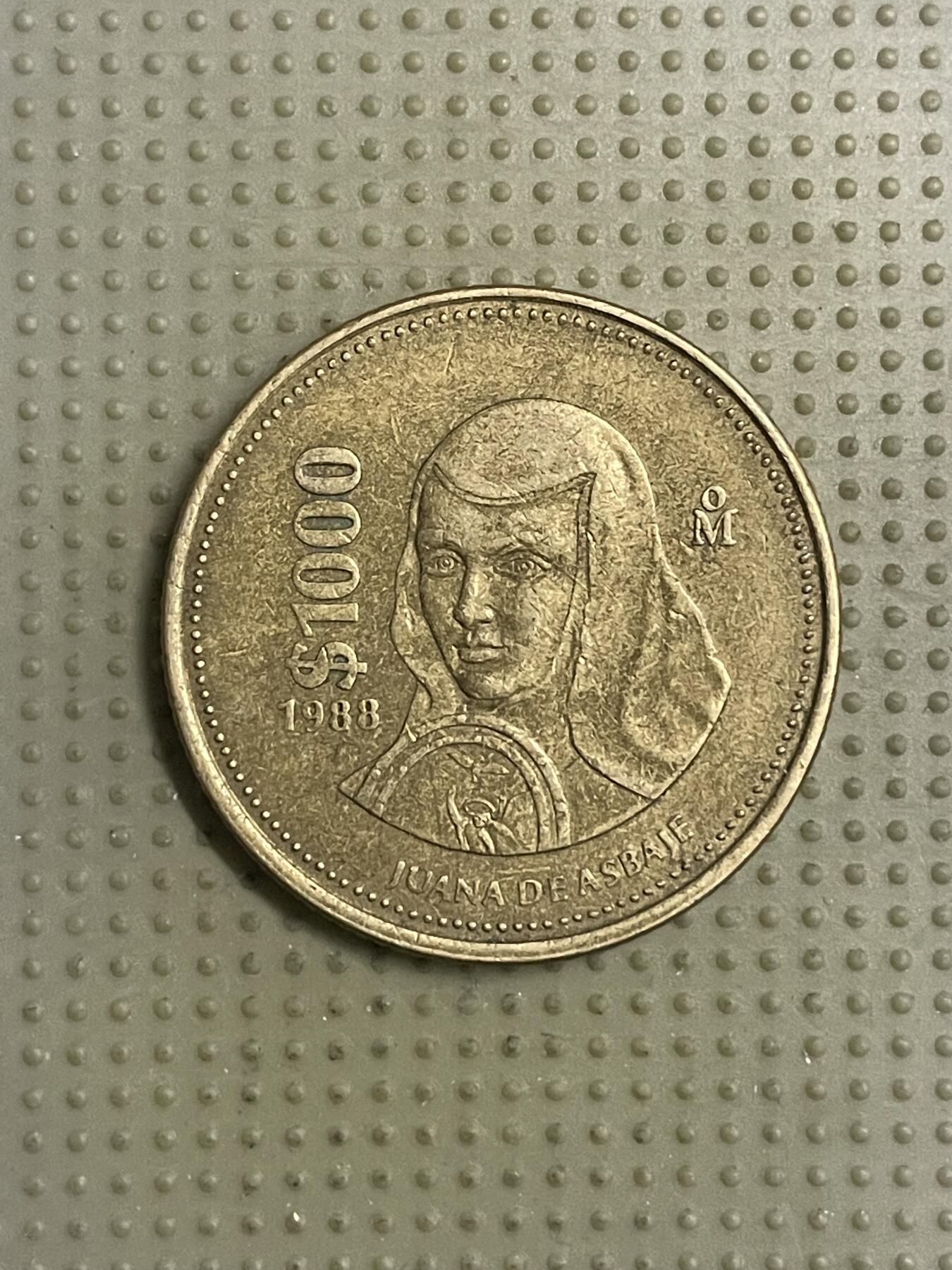 2026年第42场各国散币拍卖（总第192场） 墨西哥1988年1000比索