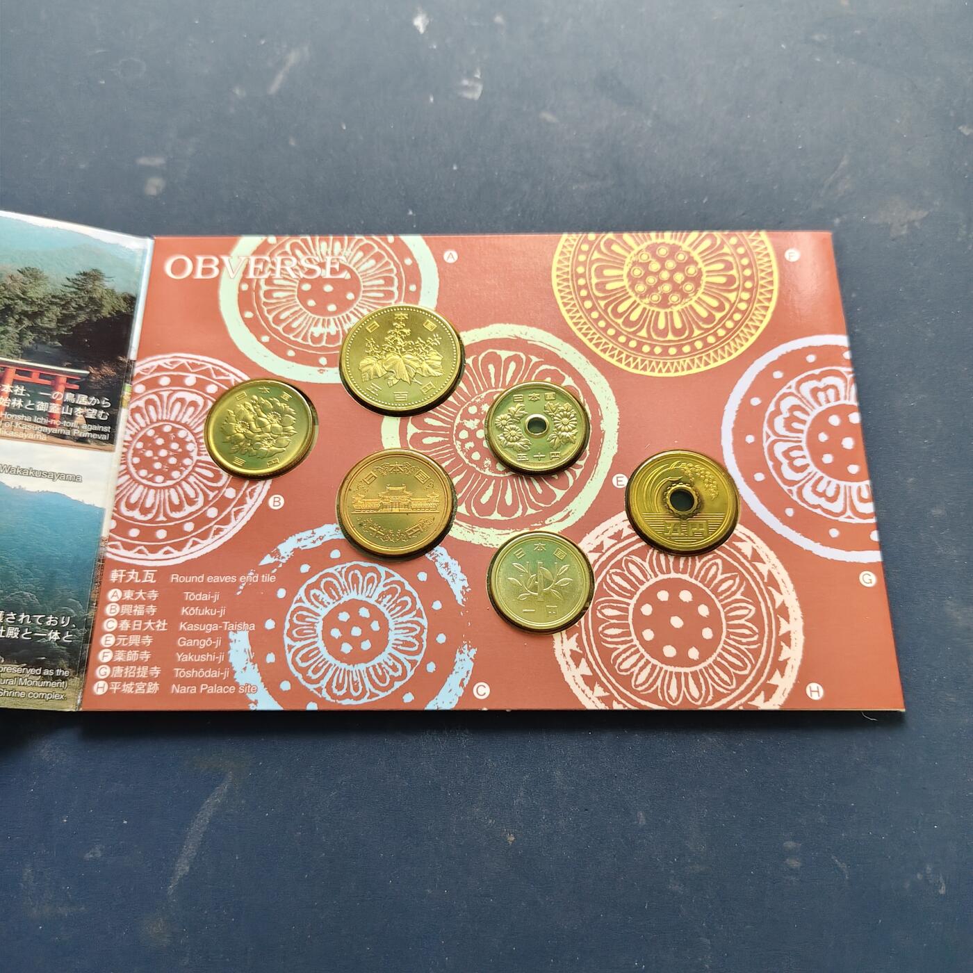 【全场包邮】纯粹捡漏拍521场 日本官方套装4套一组-平成11年世界遗产系列奈良6枚套装+新干线50周年官方卡册（含纪念币5枚）+东京奥运会官方卡册2册（纪念币残奥册含3枚+奥运车含13枚带500円）