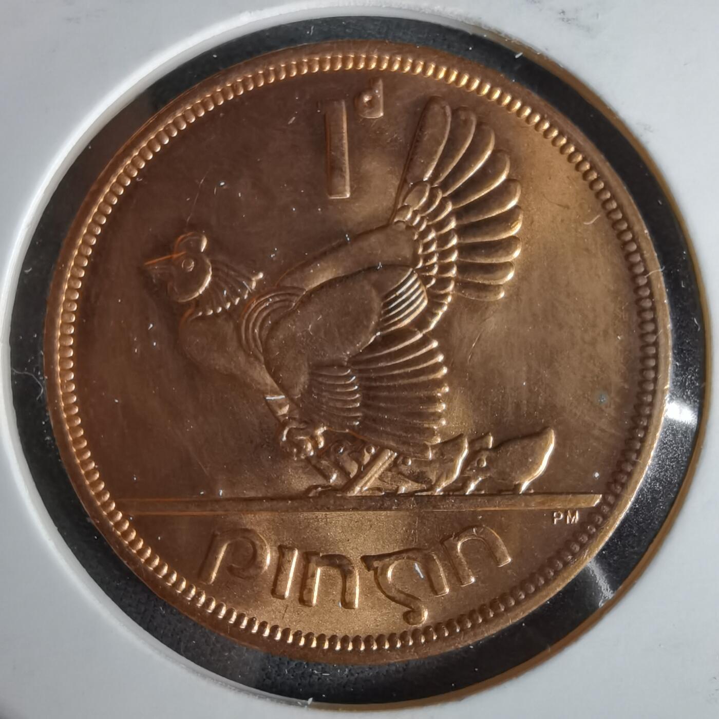 沼泽如烟--第1047场 爱尔兰1968年1便士