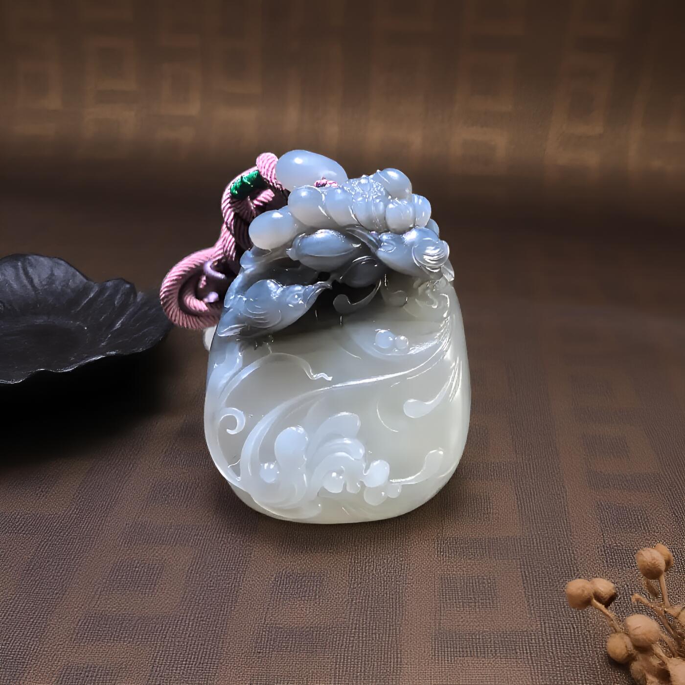 碧月说宝 君子怀瑾·当代和田玉清风专场(八) 烟紫和和美美