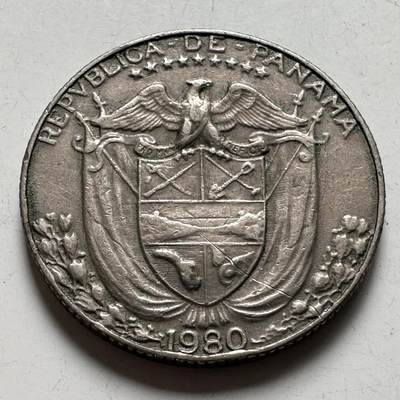 🌹外币初藏🌹🐯2026年第40场   每周二四六晚8️⃣点 世界钱币 - 巴拿马 1980年 1/4巴波亚