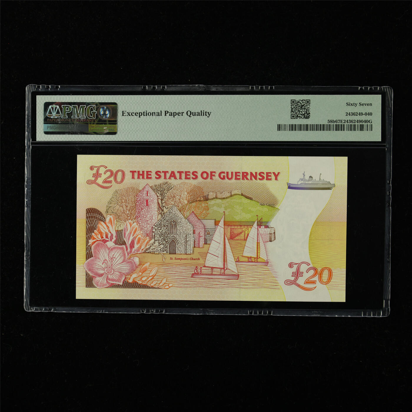 【亘邦集藏】第226期拍卖 1996年 根西岛20镑 PMG 67EPQ C899915