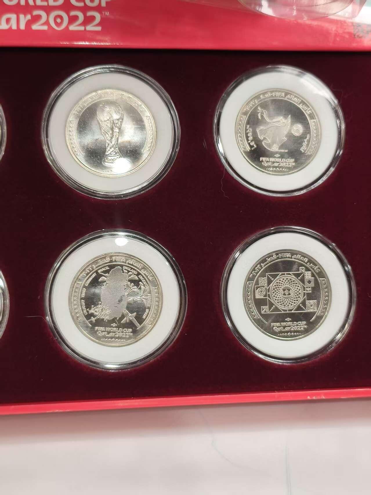 G&W世界散币，银币处理专场（第47场） 卡塔尔2022年世界杯8枚套