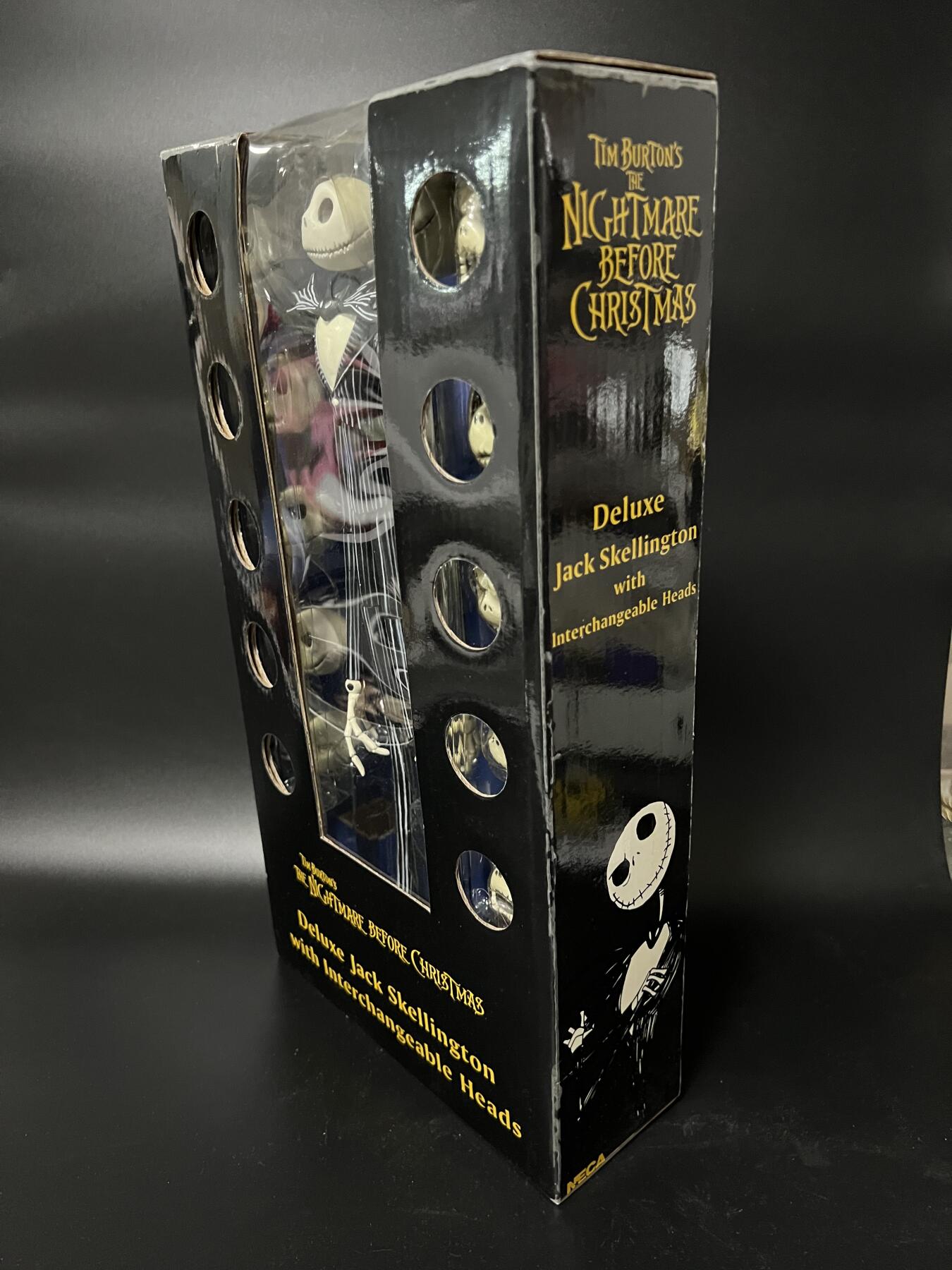 零元拍：正版NECA 12寸 圣诞夜惊魂 杰克 12个可换头雕。