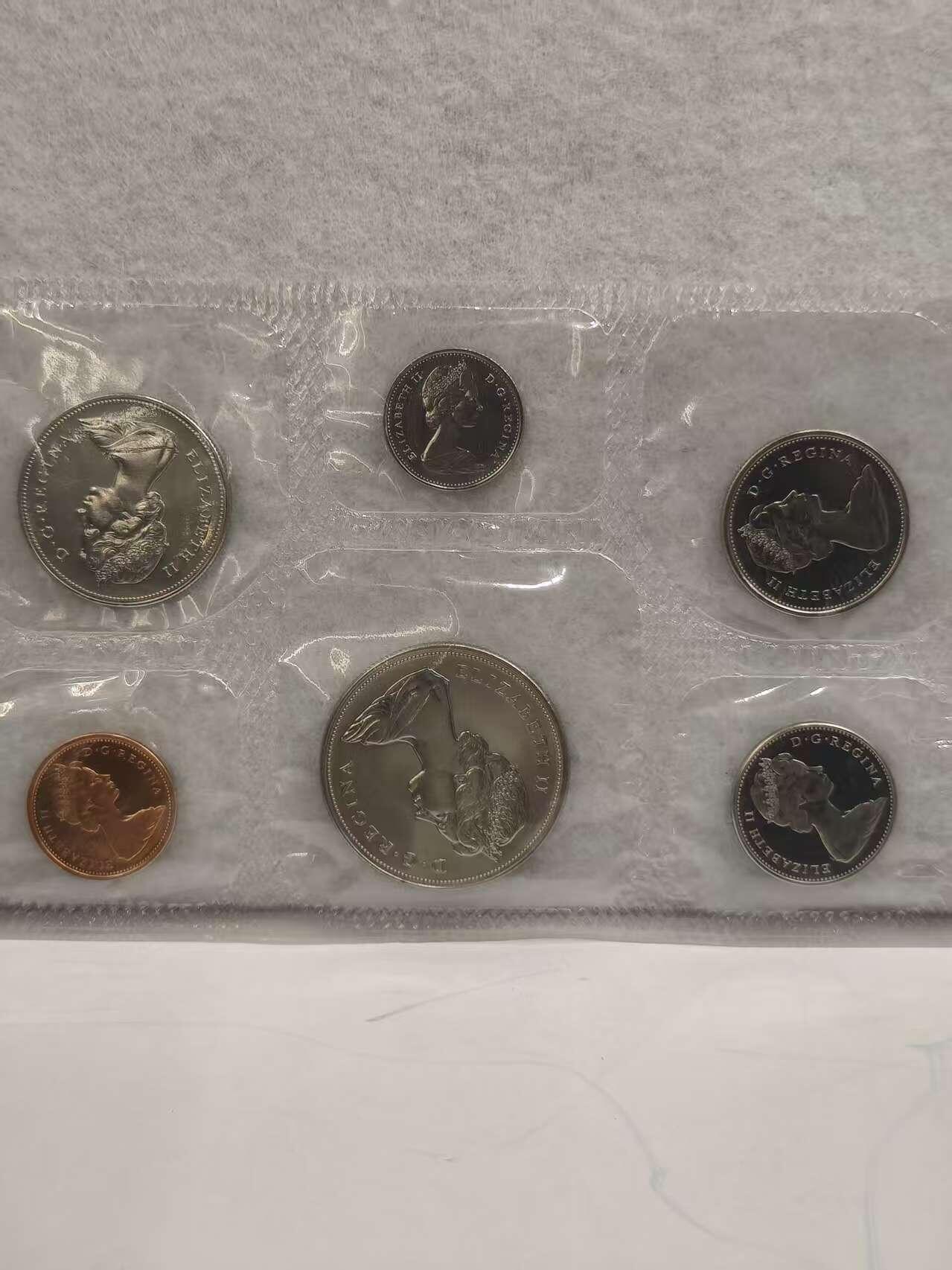 G&W世界散币，银币处理专场（第47场） 加拿大1970年6枚套