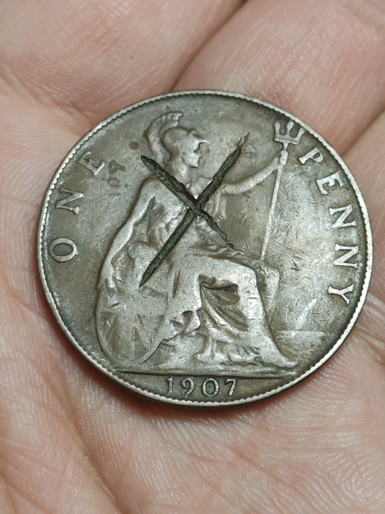 2026年第四十三场(总第二百一十二场）外国好品散币场(免佣金) 英国🇬🇧1907年1便士(爱德华七世时期)