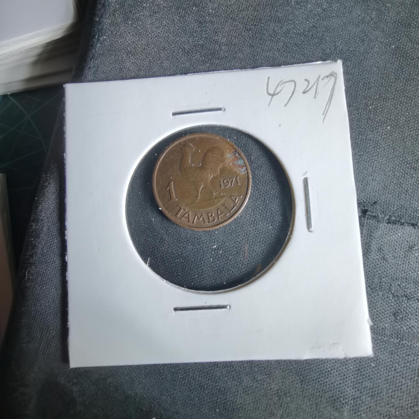 沼泽如烟--第1047场 马拉维1971年1坦巴拉