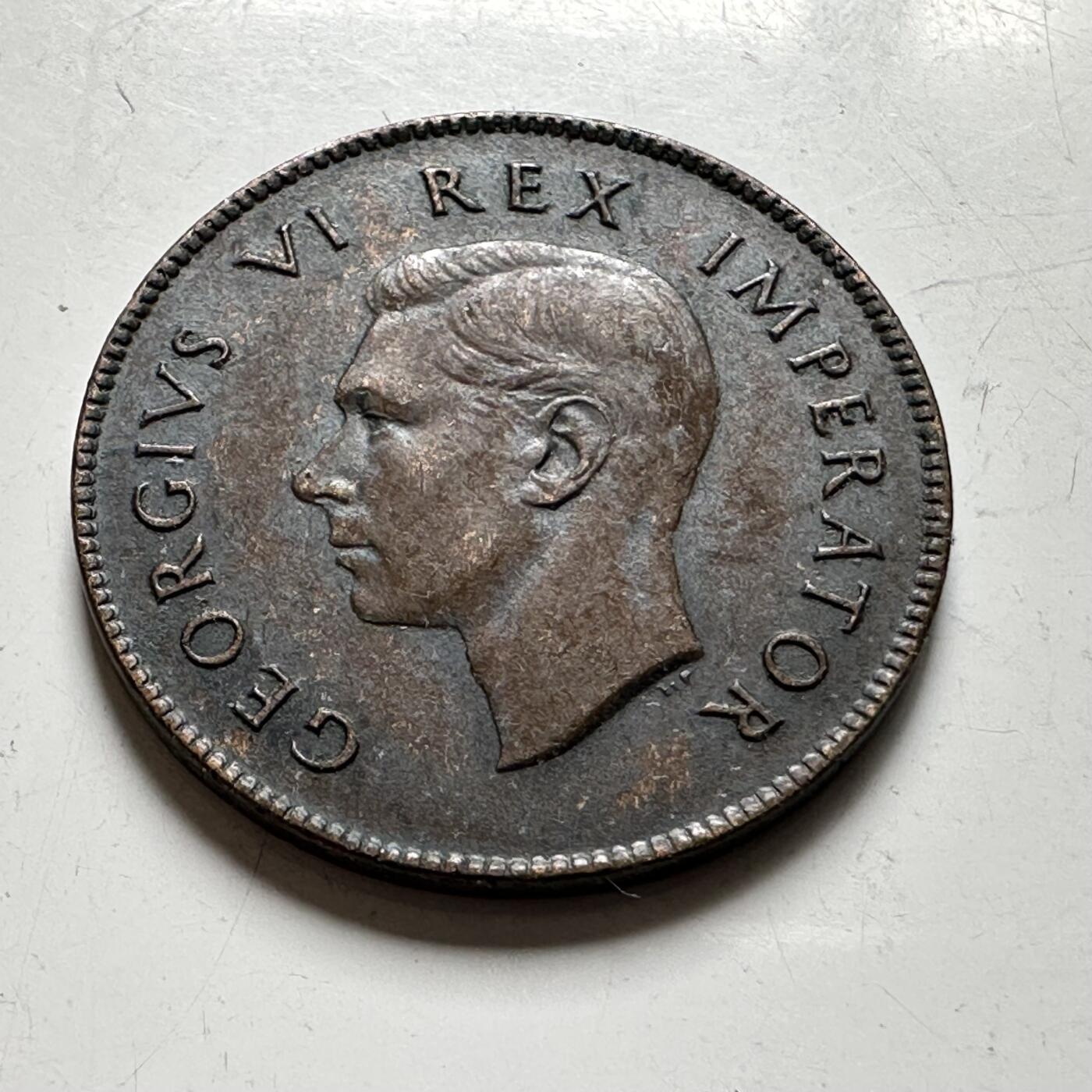 🌹外币初藏🌹🐯2026年第40场   每周二四六晚8️⃣点 世界钱币 南非1941年1/4便士