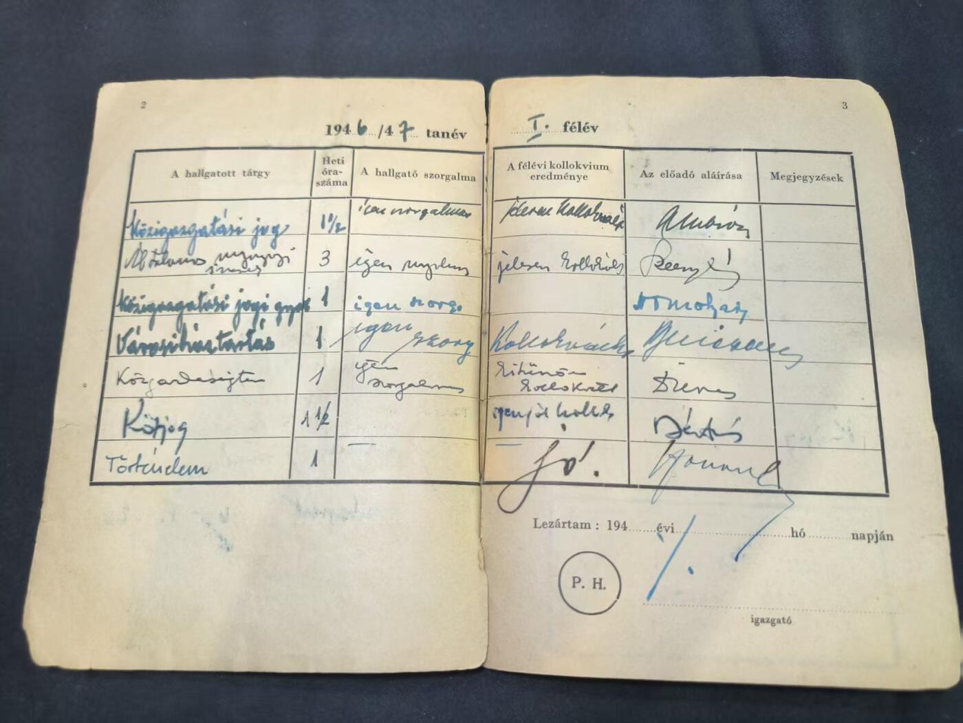 云宸嘉赏-勋臻佳藏四月精品甄选场次（低佣 一元一手） 匈牙利第二共和国（1946-1949）行政资格培训课程学生证  授予科长马泰伊・安德烈