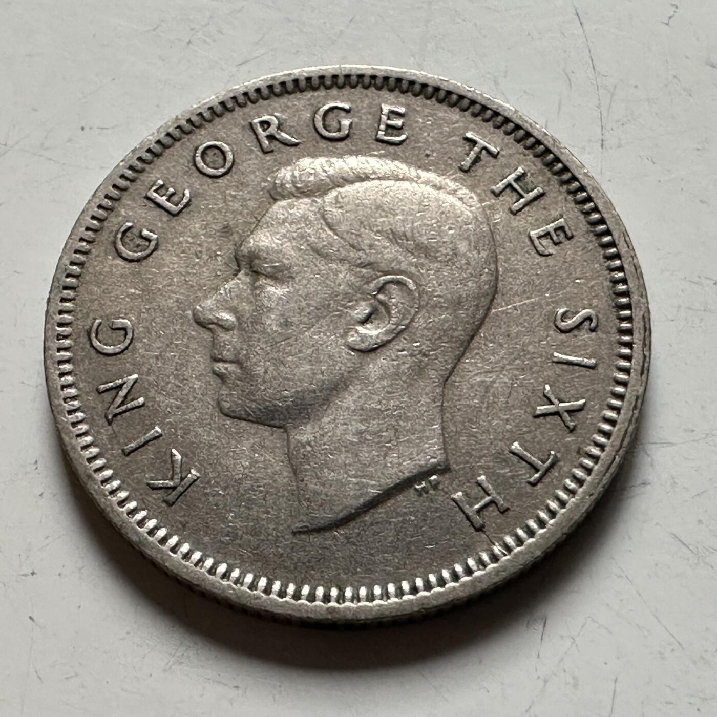 🌹外币初藏🌹🐯2026年第40场   每周二四六晚8️⃣点 世界钱币 新西兰1948年六便士