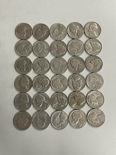 2026年第42场各国散币拍卖（总第192场） - 美国5美分30枚