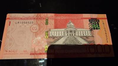 世界钱币～微拍第245期暨2026年第26期  新货卖剩品种部分上架提供选购 - 2023年多米尼加1000 全新绝品无47尾号523