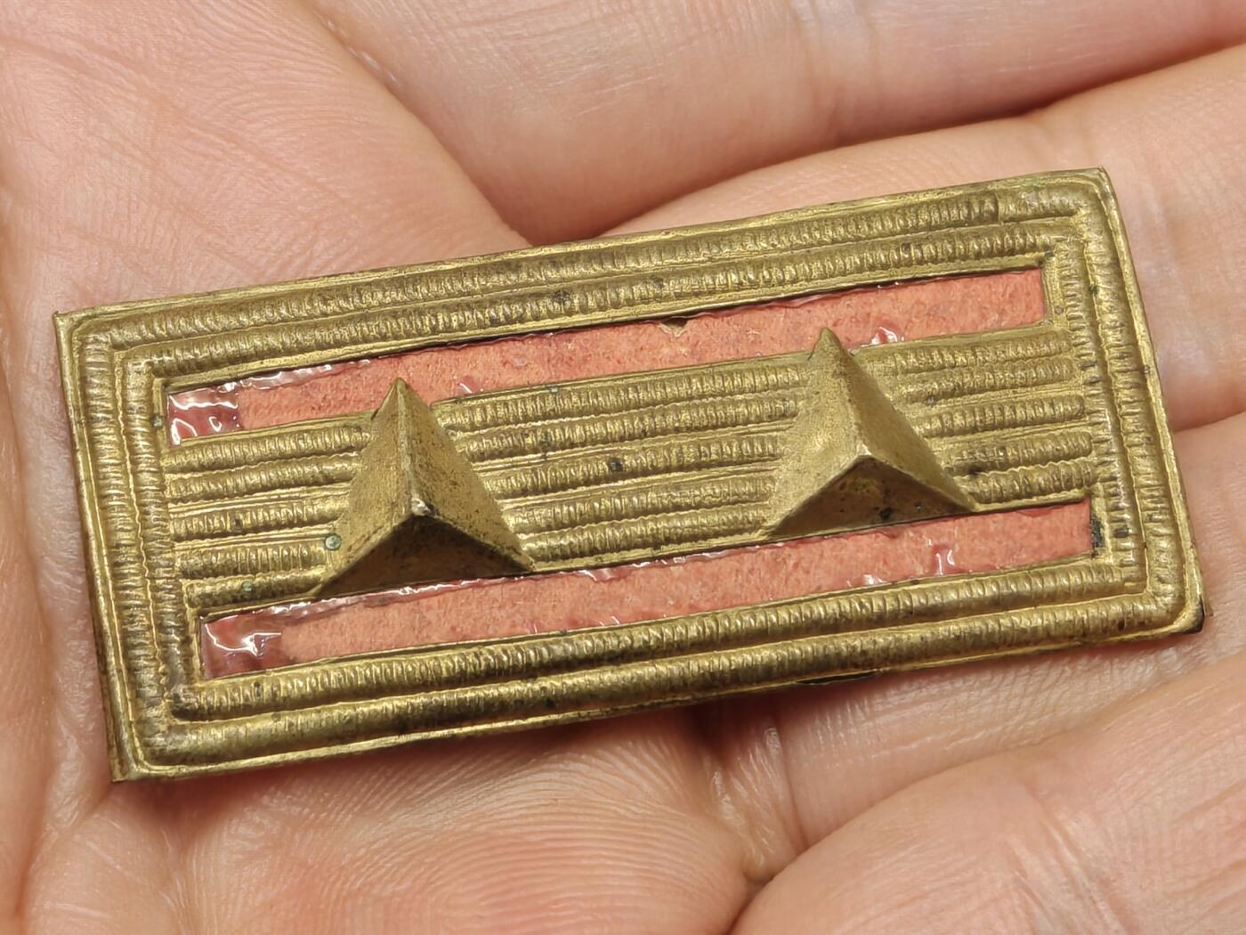 少见的民国领章符号，温州制