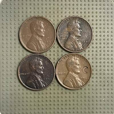 2026年第42场各国散币拍卖（总第192场） - 美国麦穗1美分4枚