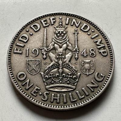 🌹外币初藏🌹🐯2026年第40场   每周二四六晚8️⃣点 世界钱币 - 英国1948年 1先令