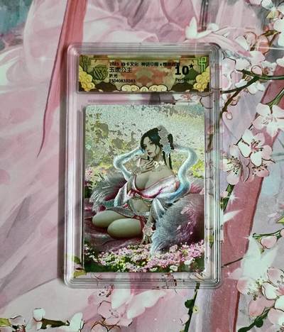 龙虎卡牌-八二场（满200元包邮，无佣金，每周六结拍，欢迎送拍） - 【10⭐】粗闪评级卡 焱卡文化 神话中国 - 玉面公主 爆金