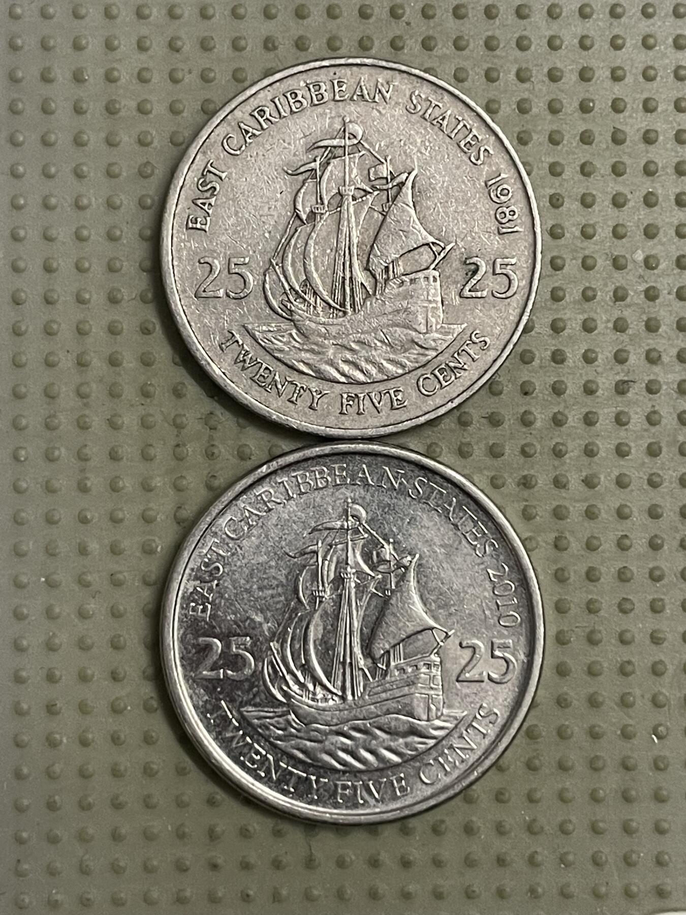 2026年第42场各国散币拍卖（总第192场） 东加勒比25分2枚