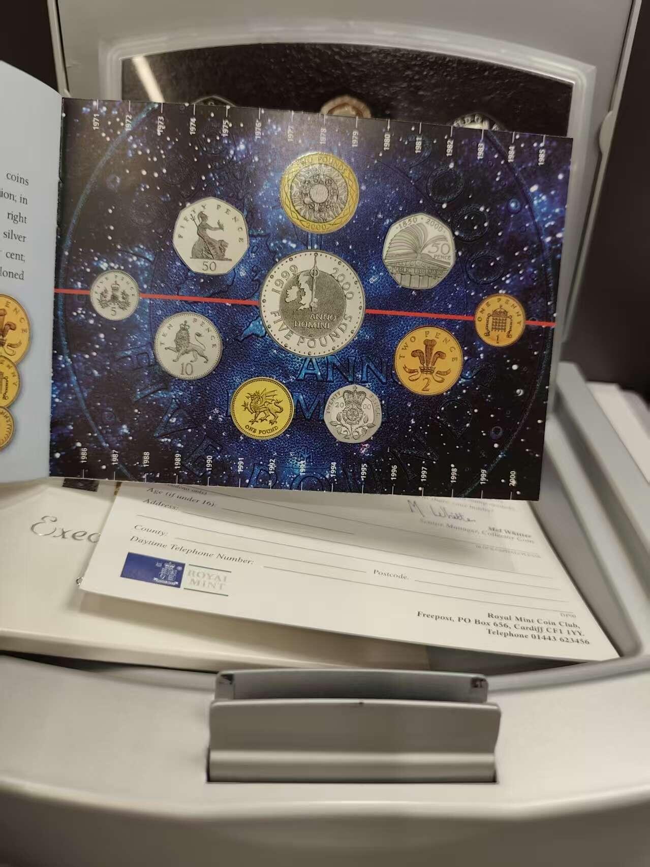 G&W世界散币，银币处理专场（第47场） 英国2000年千禧年10枚套 