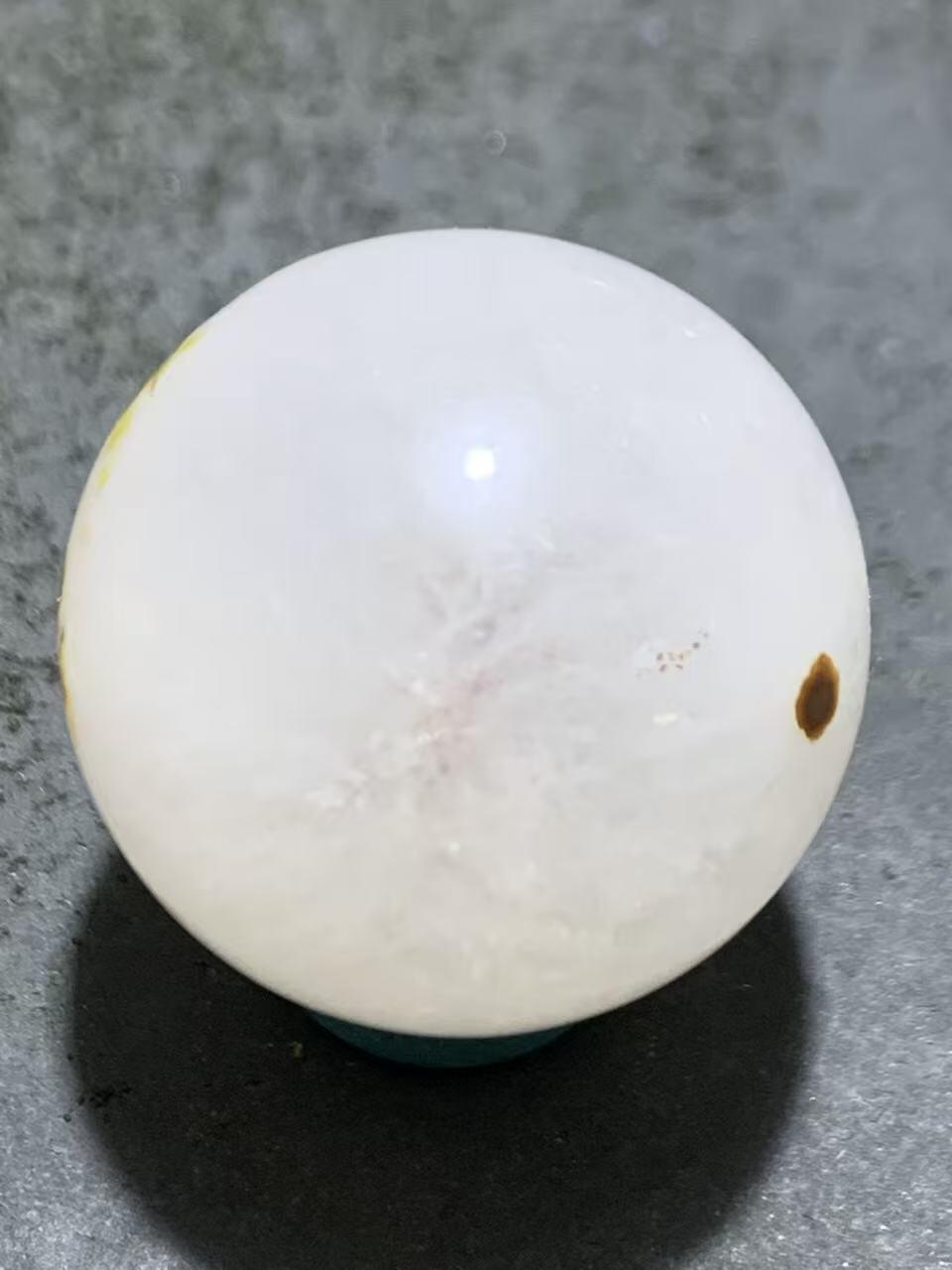 精美高玉化冰飘战国红玛瑙圆珠一颗！