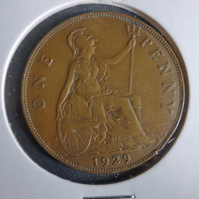 沼泽如烟--第1047场 - 英国1929年1便士